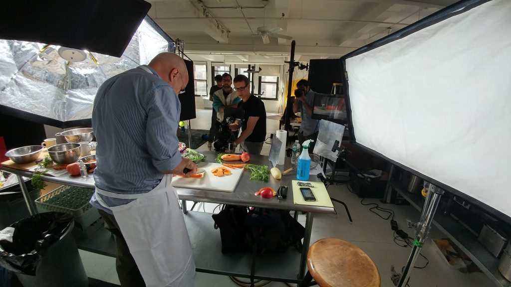 video production food shoot tabletop nyc